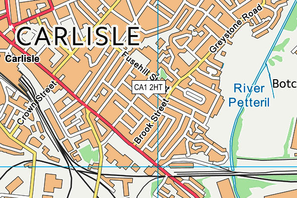 CA1 2HT map - OS VectorMap District (Ordnance Survey)