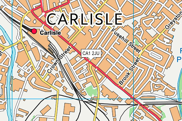 CA1 2JU map - OS VectorMap District (Ordnance Survey)