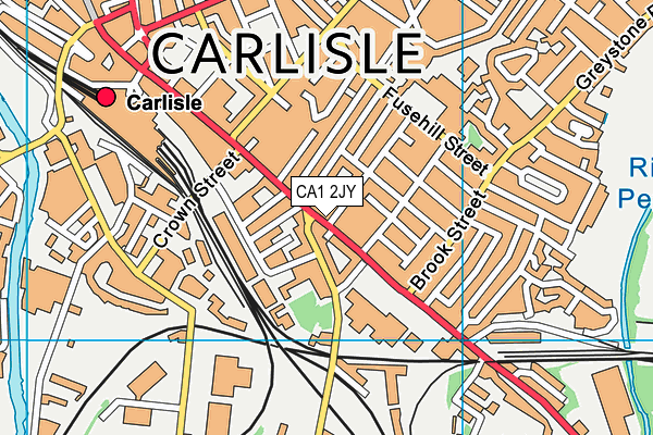 CA1 2JY map - OS VectorMap District (Ordnance Survey)