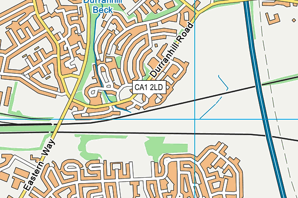 CA1 2LD map - OS VectorMap District (Ordnance Survey)