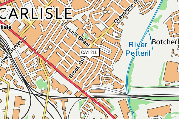 CA1 2LL map - OS VectorMap District (Ordnance Survey)