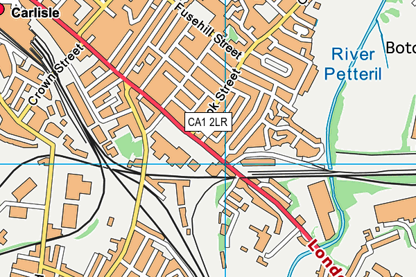 CA1 2LR map - OS VectorMap District (Ordnance Survey)