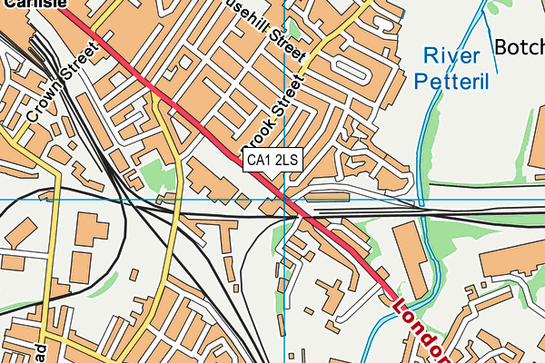 CA1 2LS map - OS VectorMap District (Ordnance Survey)