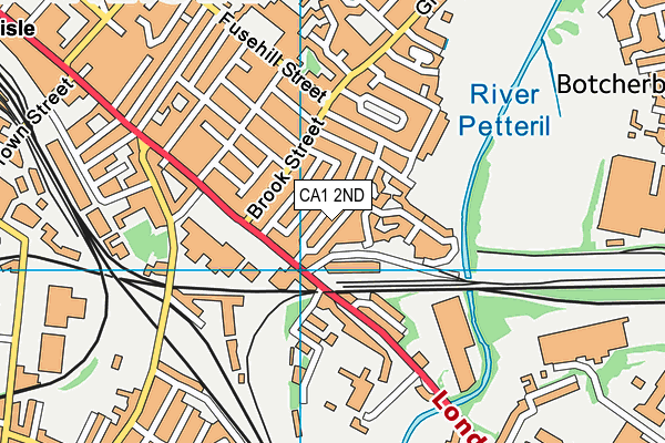 CA1 2ND map - OS VectorMap District (Ordnance Survey)