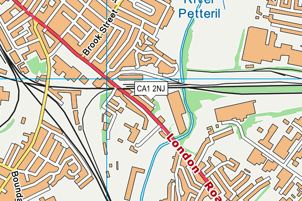 CA1 2NJ map - OS VectorMap District (Ordnance Survey)