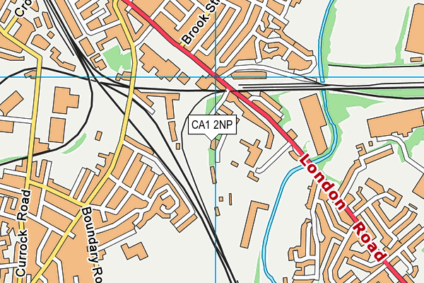 CA1 2NP map - OS VectorMap District (Ordnance Survey)