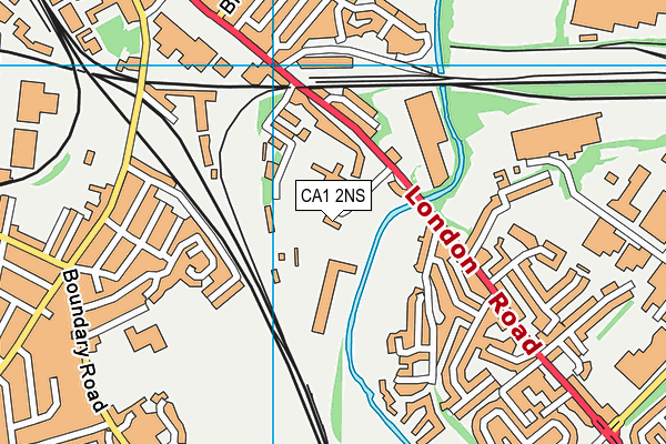 CA1 2NS map - OS VectorMap District (Ordnance Survey)