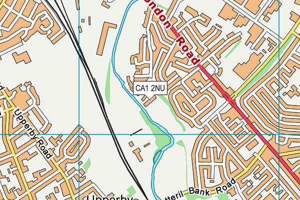 CA1 2NU map - OS VectorMap District (Ordnance Survey)