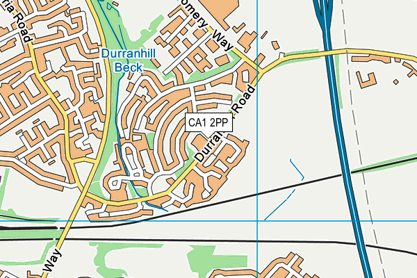 CA1 2PP map - OS VectorMap District (Ordnance Survey)