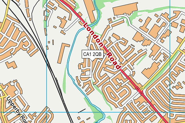 CA1 2QB map - OS VectorMap District (Ordnance Survey)