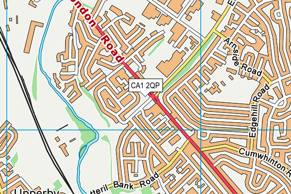 CA1 2QP map - OS VectorMap District (Ordnance Survey)