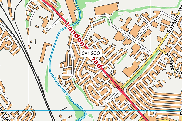 CA1 2QQ map - OS VectorMap District (Ordnance Survey)