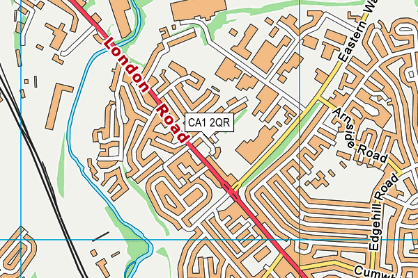 CA1 2QR map - OS VectorMap District (Ordnance Survey)