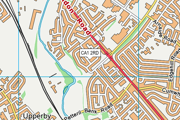 CA1 2RD map - OS VectorMap District (Ordnance Survey)