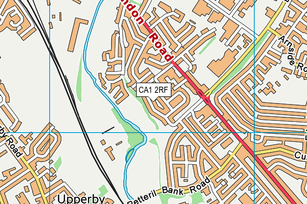 CA1 2RF map - OS VectorMap District (Ordnance Survey)