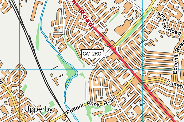 CA1 2RG map - OS VectorMap District (Ordnance Survey)