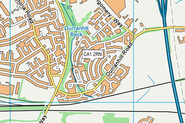 CA1 2RN map - OS VectorMap District (Ordnance Survey)