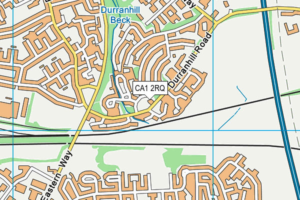 CA1 2RQ map - OS VectorMap District (Ordnance Survey)