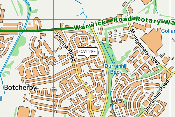 CA1 2SF map - OS VectorMap District (Ordnance Survey)