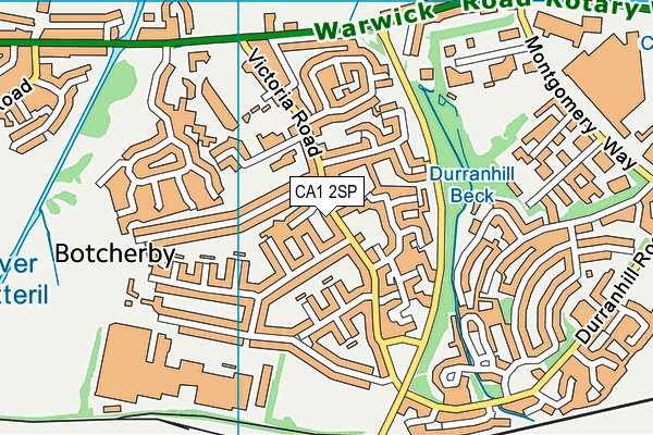 CA1 2SP map - OS VectorMap District (Ordnance Survey)