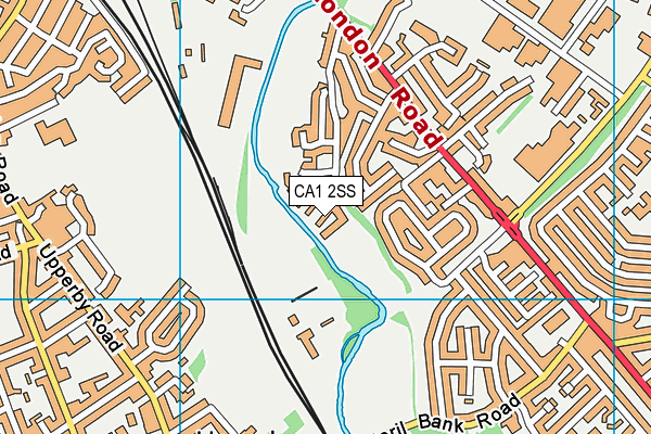 CA1 2SS map - OS VectorMap District (Ordnance Survey)