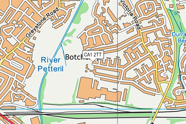 CA1 2TT map - OS VectorMap District (Ordnance Survey)