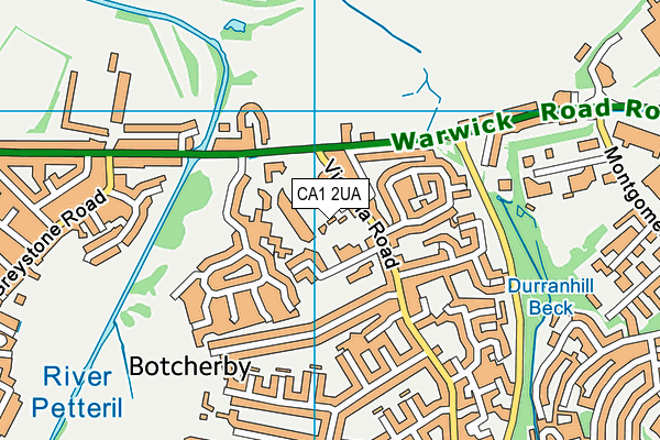 CA1 2UA map - OS VectorMap District (Ordnance Survey)