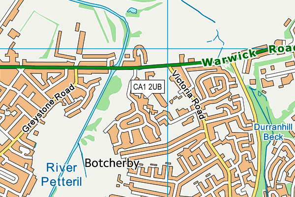 CA1 2UB map - OS VectorMap District (Ordnance Survey)