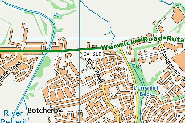 St Cuthberts  Catholic Primary School, Carlisle map (CA1 2UE) - OS VectorMap District (Ordnance Survey)