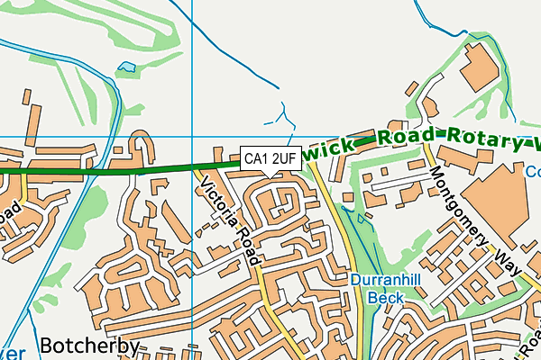 CA1 2UF map - OS VectorMap District (Ordnance Survey)