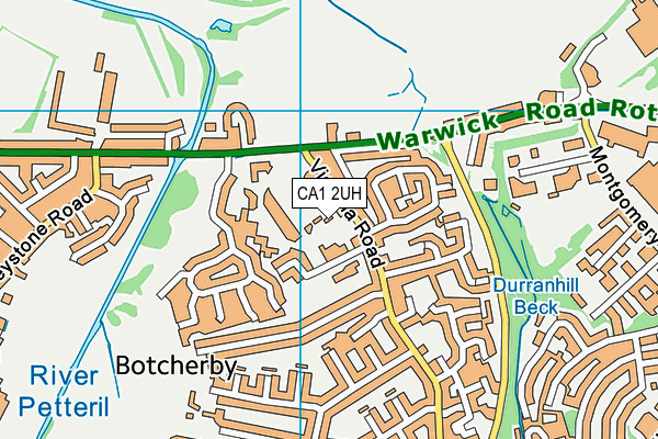 CA1 2UH map - OS VectorMap District (Ordnance Survey)