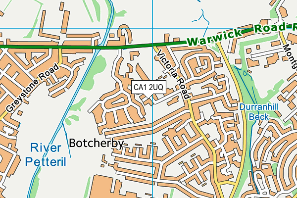 CA1 2UQ map - OS VectorMap District (Ordnance Survey)