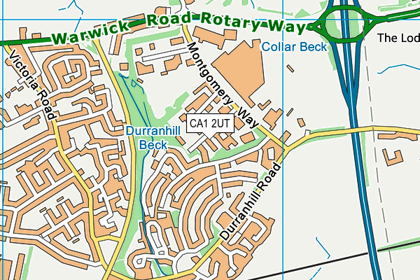 CA1 2UT map - OS VectorMap District (Ordnance Survey)