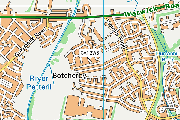 CA1 2WB map - OS VectorMap District (Ordnance Survey)