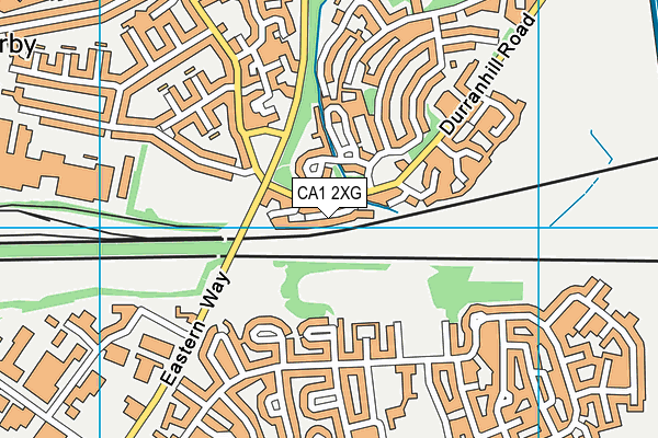 CA1 2XG map - OS VectorMap District (Ordnance Survey)