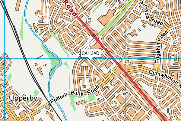 CA1 3AD map - OS VectorMap District (Ordnance Survey)