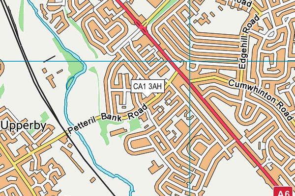 CA1 3AH map - OS VectorMap District (Ordnance Survey)