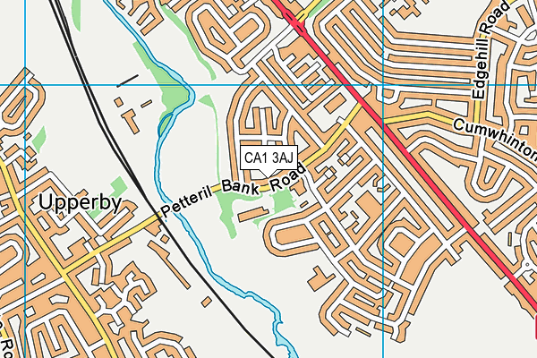 CA1 3AJ map - OS VectorMap District (Ordnance Survey)