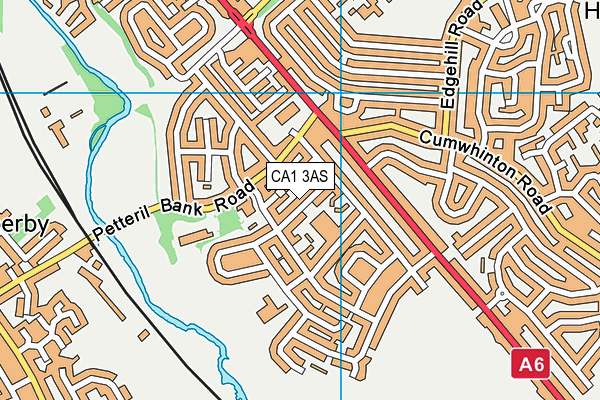 CA1 3AS map - OS VectorMap District (Ordnance Survey)