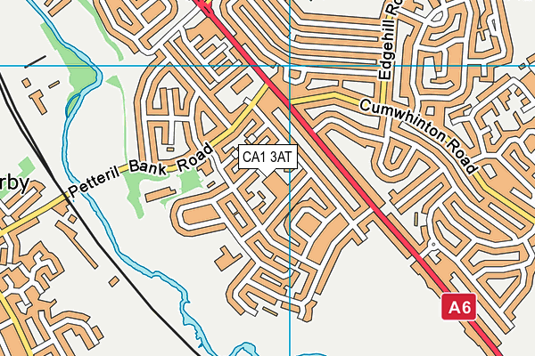 CA1 3AT map - OS VectorMap District (Ordnance Survey)
