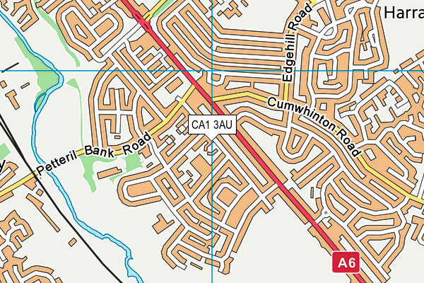 CA1 3AU map - OS VectorMap District (Ordnance Survey)