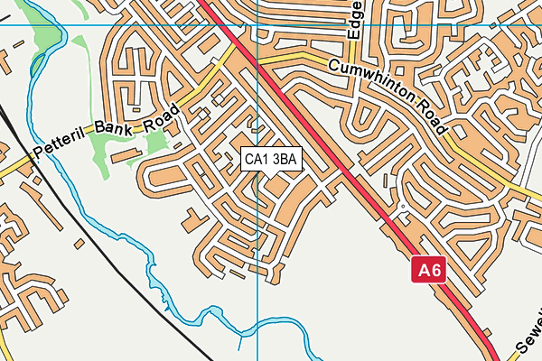 CA1 3BA map - OS VectorMap District (Ordnance Survey)