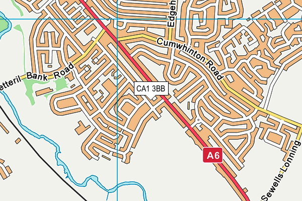 CA1 3BB map - OS VectorMap District (Ordnance Survey)