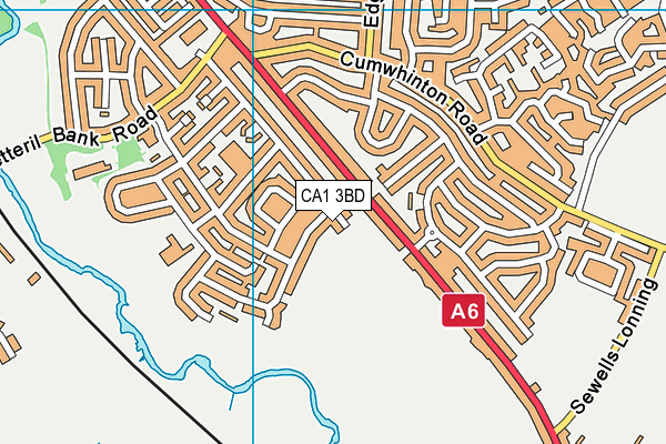 CA1 3BD map - OS VectorMap District (Ordnance Survey)