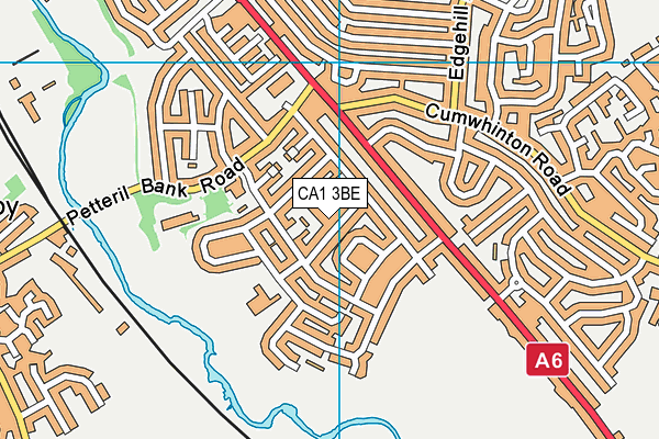 CA1 3BE map - OS VectorMap District (Ordnance Survey)