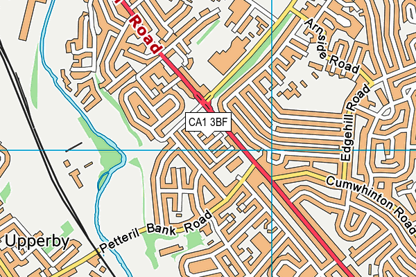 CA1 3BF map - OS VectorMap District (Ordnance Survey)