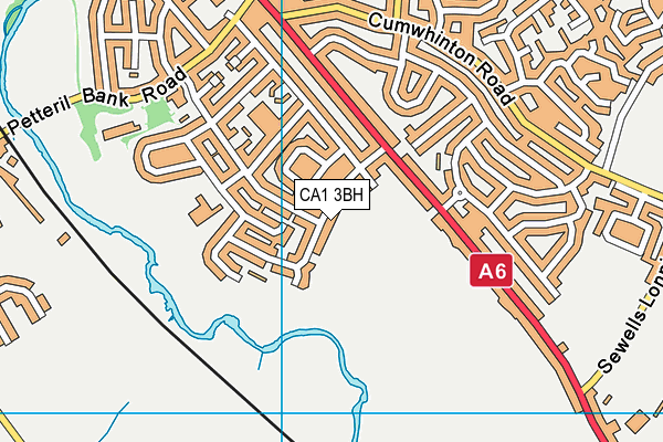CA1 3BH map - OS VectorMap District (Ordnance Survey)