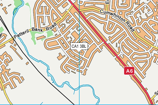 CA1 3BL map - OS VectorMap District (Ordnance Survey)