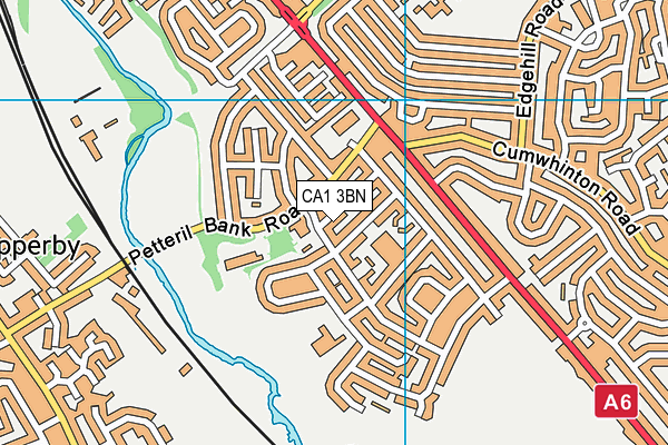 CA1 3BN map - OS VectorMap District (Ordnance Survey)