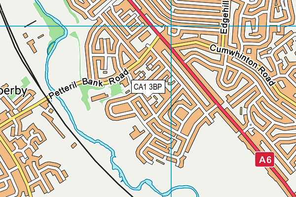 CA1 3BP map - OS VectorMap District (Ordnance Survey)